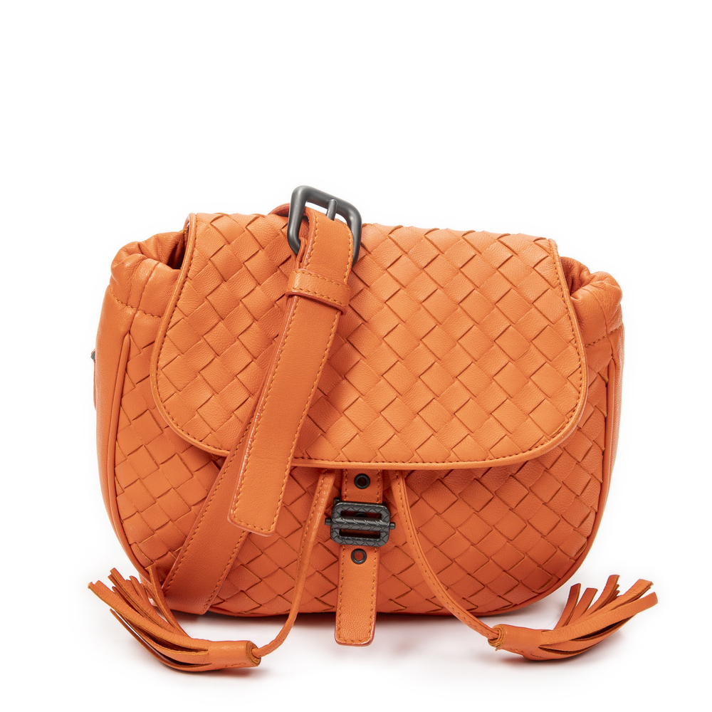Bottega Veneta Drawstring Flap Crossbody